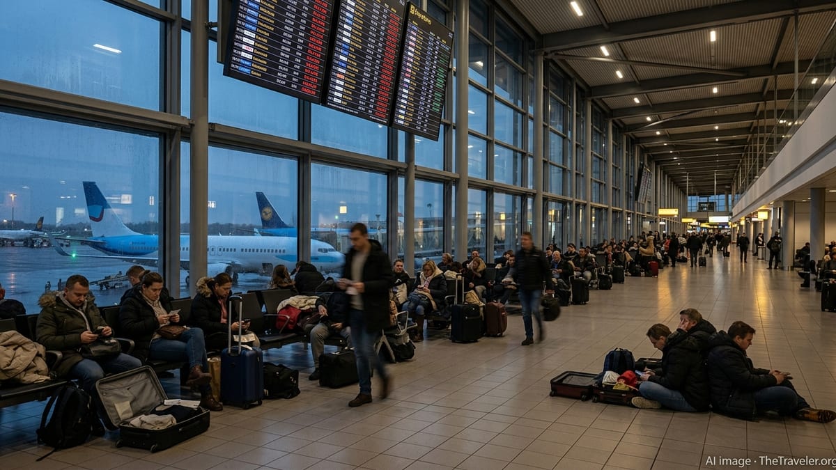 Major Flight Disruptions Hit Heathrow and Schiphol Hubs