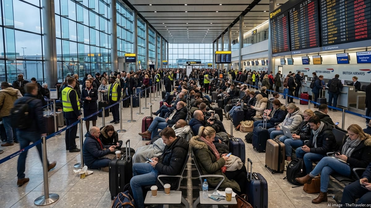 Heathrow Chaos as 228 Flights Delayed and 48 Canceled