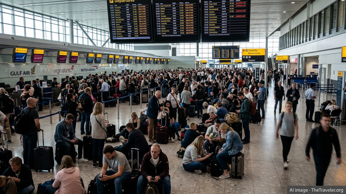 Major Delays Hit London Heathrow as Flights Disrupted