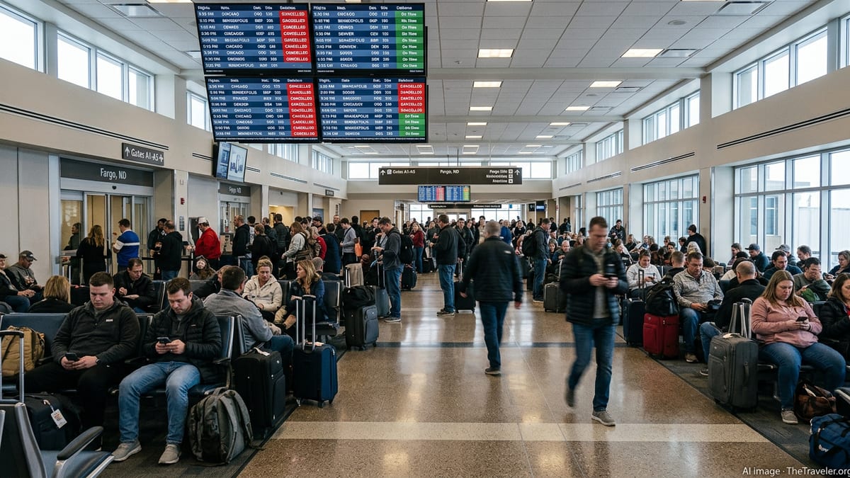 Major Cancellations Snarl Flights From Fargo to Key Hubs