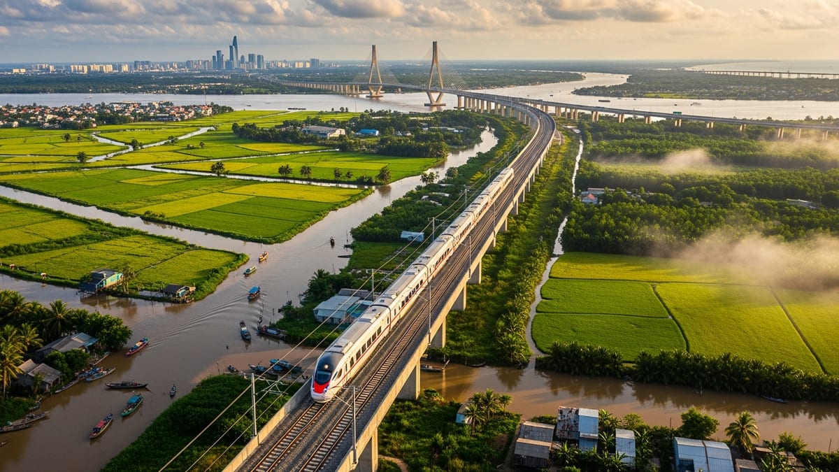 Vietnam Plans High-Speed Rail Linking Ho Chi Minh City, Can Tho and Ca Mau