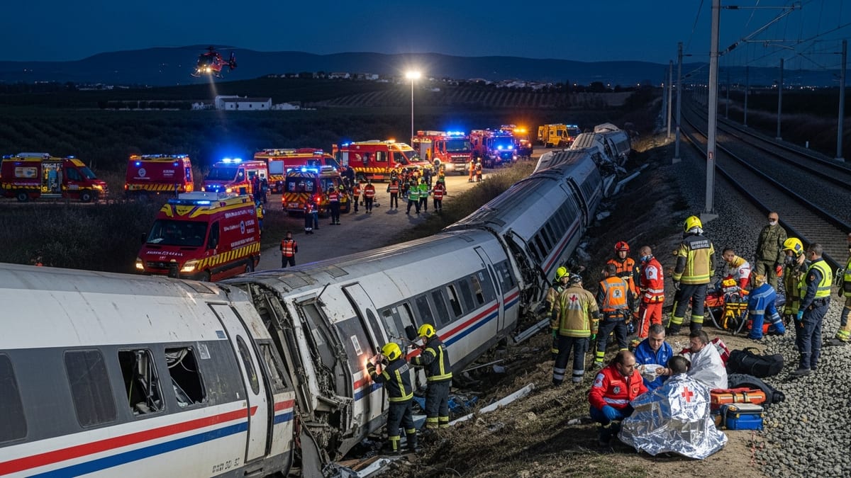 Deadly Córdoba High-Speed Train Collision Disrupts Rail Travel Across Southern Spain
