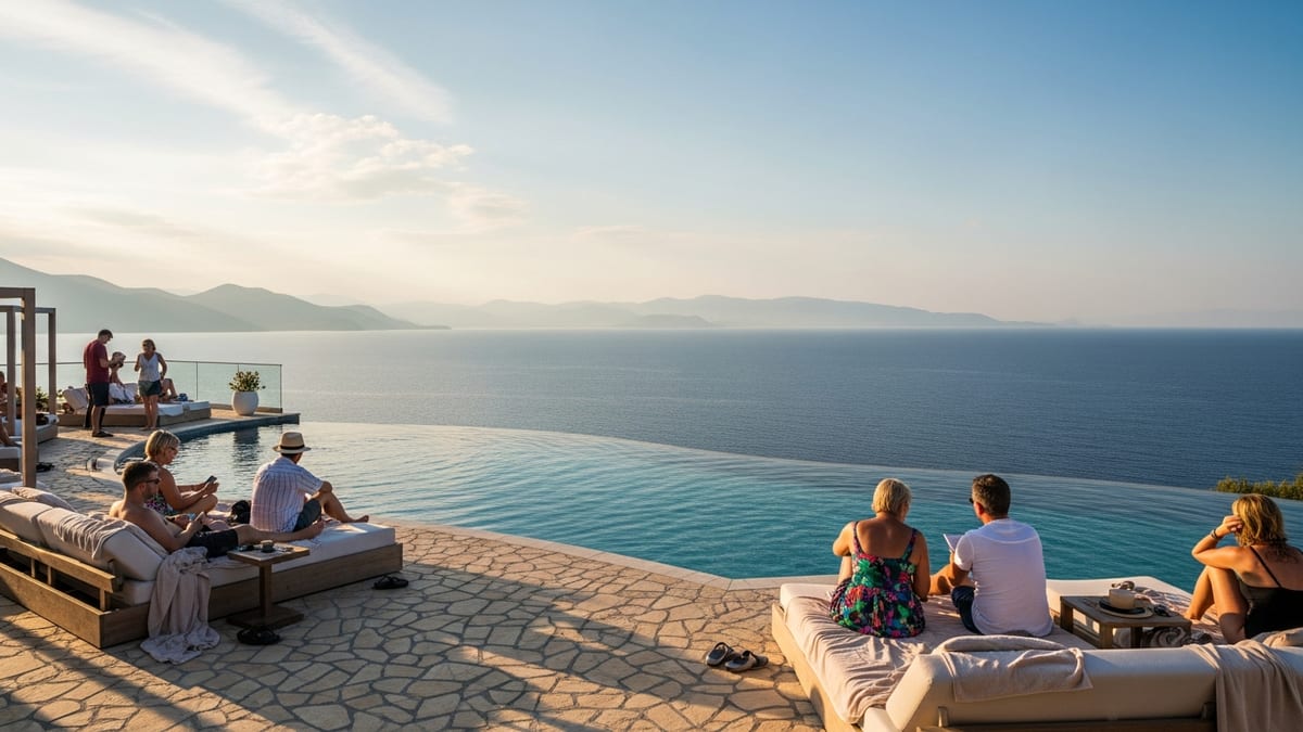 Angsana Corfu Resort's infinity pool