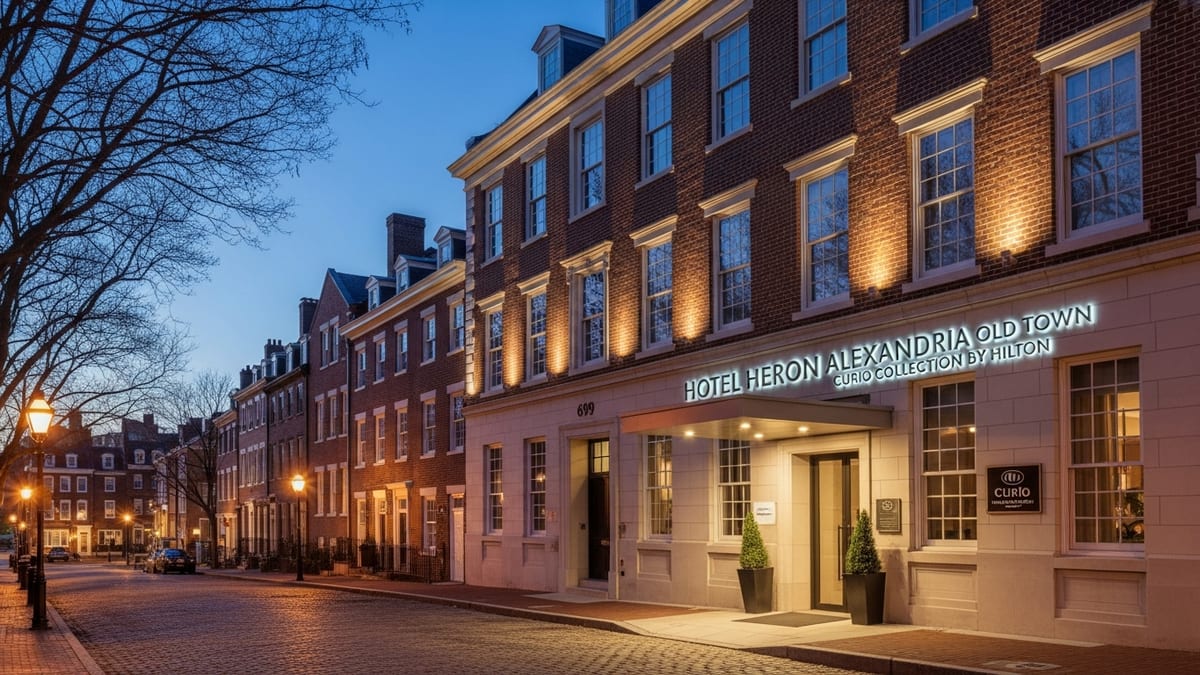 Hotel Heron Alexandria Joins Curio Collection, Boosting Hilton’s Boutique Footprint Near D.C.