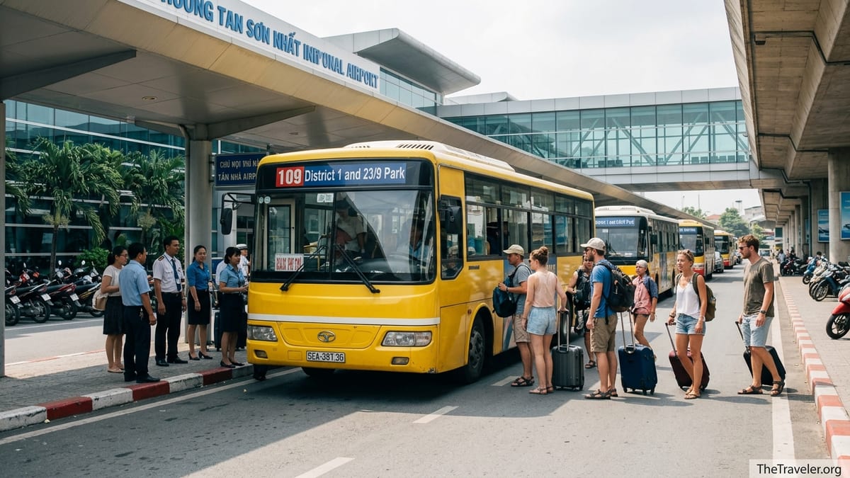 Ho Chi Minh Airport Bus 109: Budget Guide to District 1