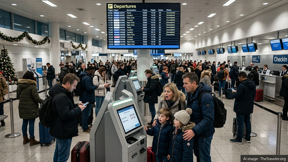 Holiday Flight Fares Spike on Routes to Paris, London, New York