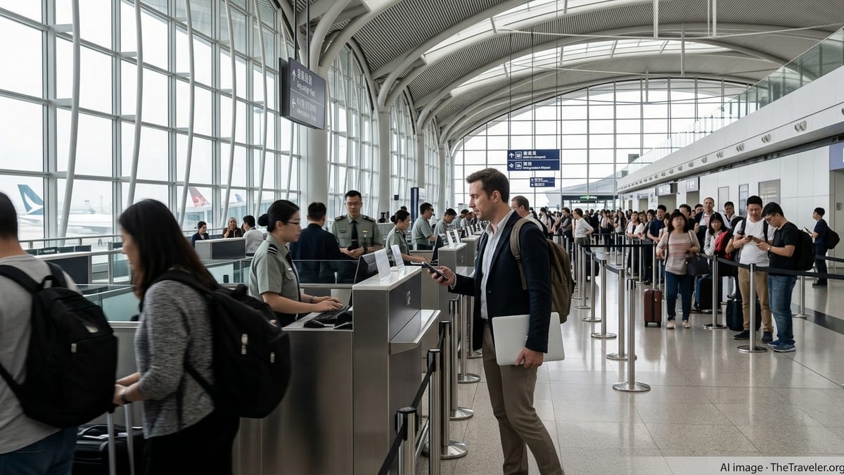 Hong Kong’s New Password Law Raises Airport Privacy Fears