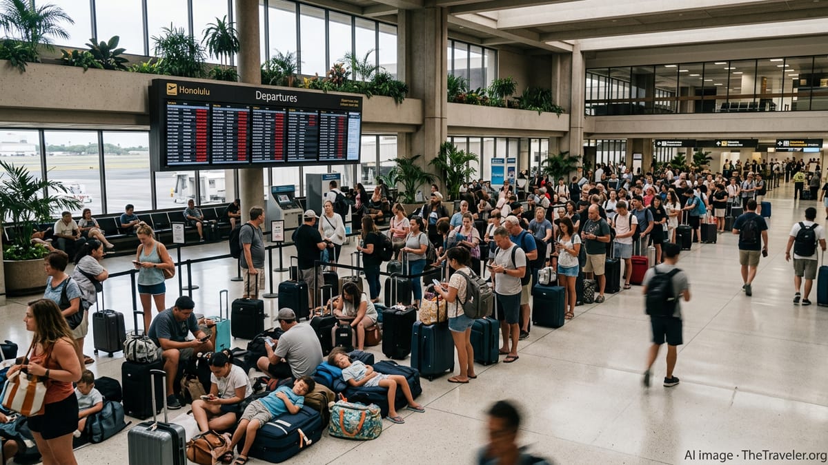 Flight Chaos at Honolulu Airport Rattles Hawaii Tourism