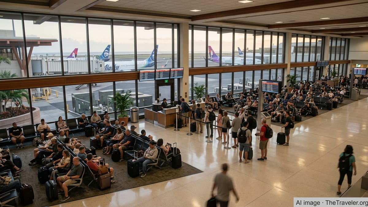Flight Disruptions Snarl Travel at Honolulu’s Main Airport