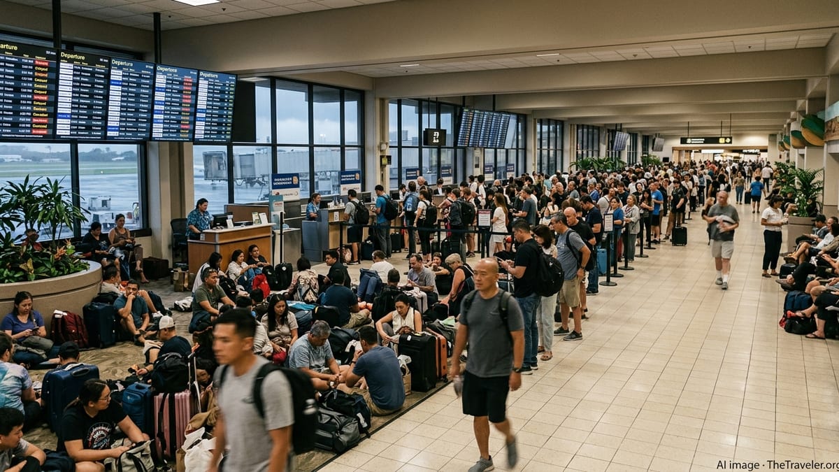 Storm Chaos Strands Hundreds at Honolulu’s Main Airport