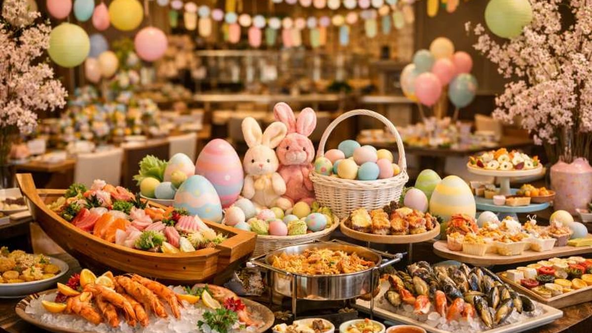 Hotel Okura Manila’s Easter Buffet Draws Families and Tourists