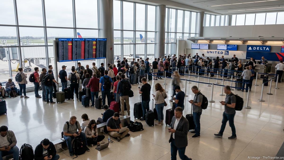 Houston Flight Chaos Strands Hundreds at Bush Intercontinental