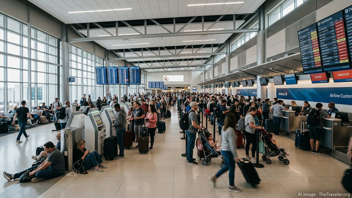 Flight Chaos Spreads From Houston to US and Germany