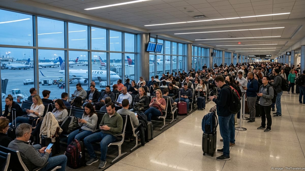 Mass Delays Snarl Flights at Houston Bush Intercontinental