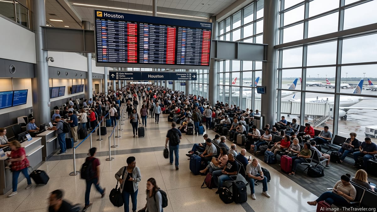 Houston Flight Cancellations Ripple Across U.S. Networks