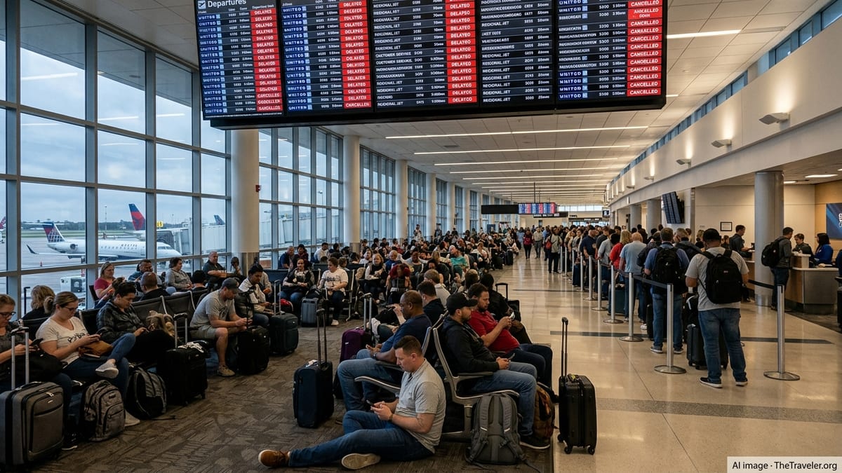 Houston Flyers Hit by 110 Delays, 14 Cancellations