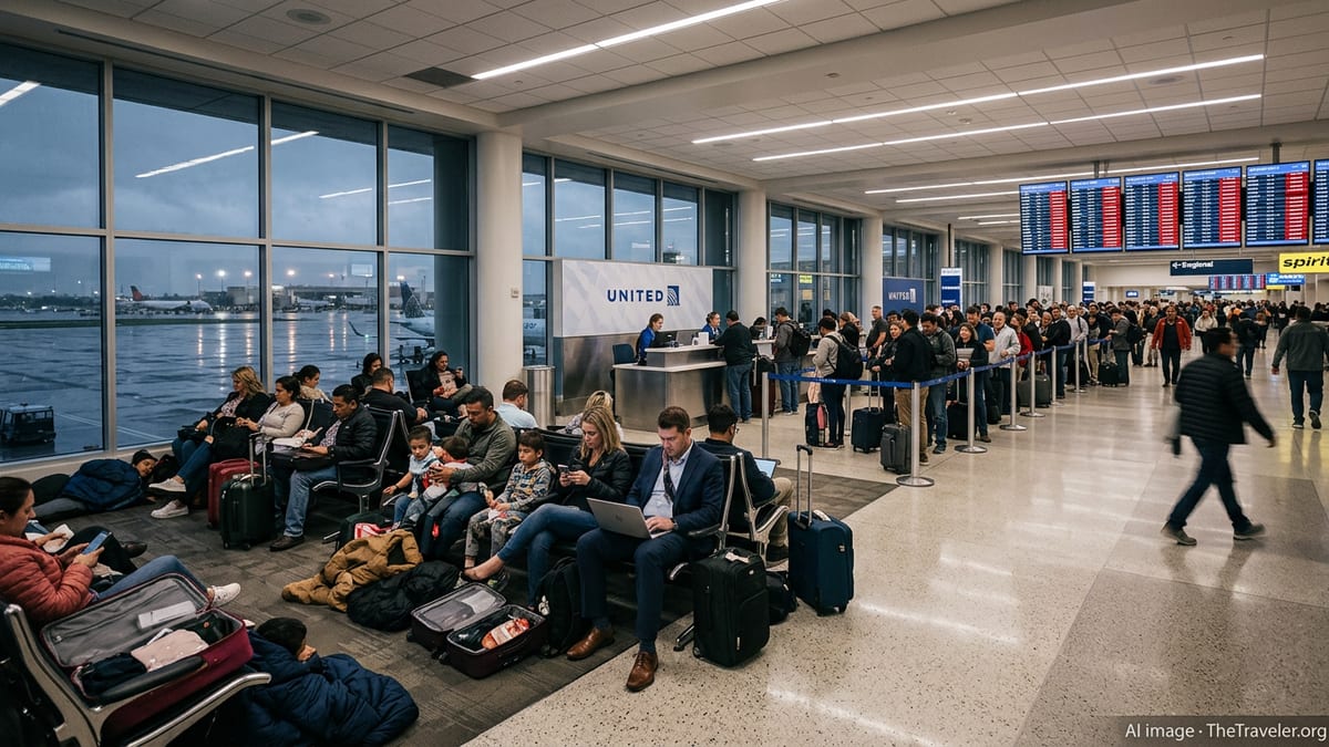 Storms Trigger Major Flight Disruptions at Houston IAH