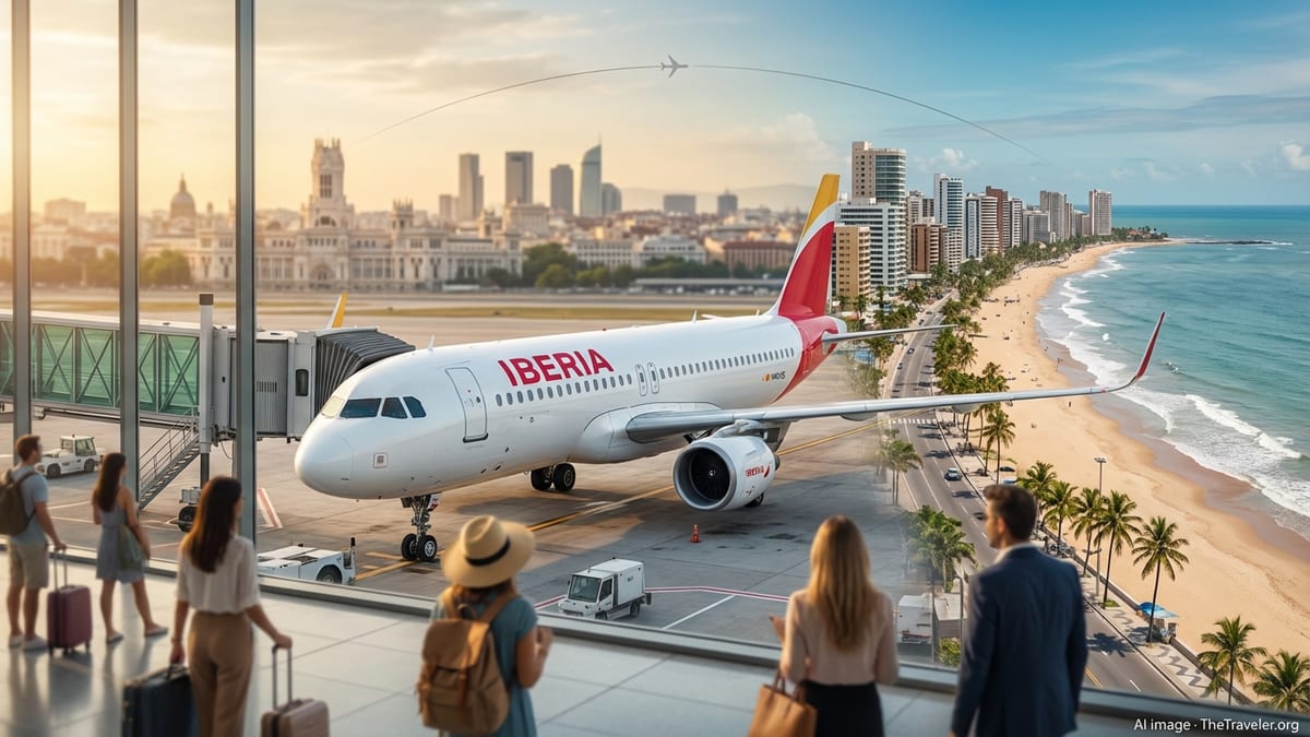 Iberia to Launch New Madrid–Fortaleza Route With Long-Range A321XLR in 2026