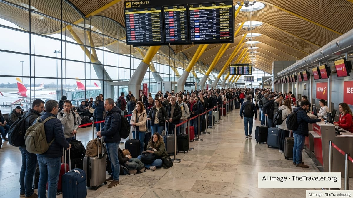 Iberia Cancellations Disrupt Travel at Madrid-Barajas