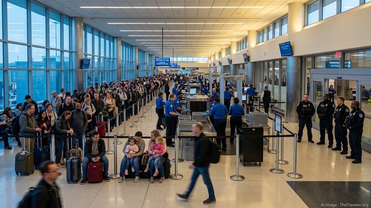ICE Steps In as TSA Shutdown Chaos Hits U.S. Airports