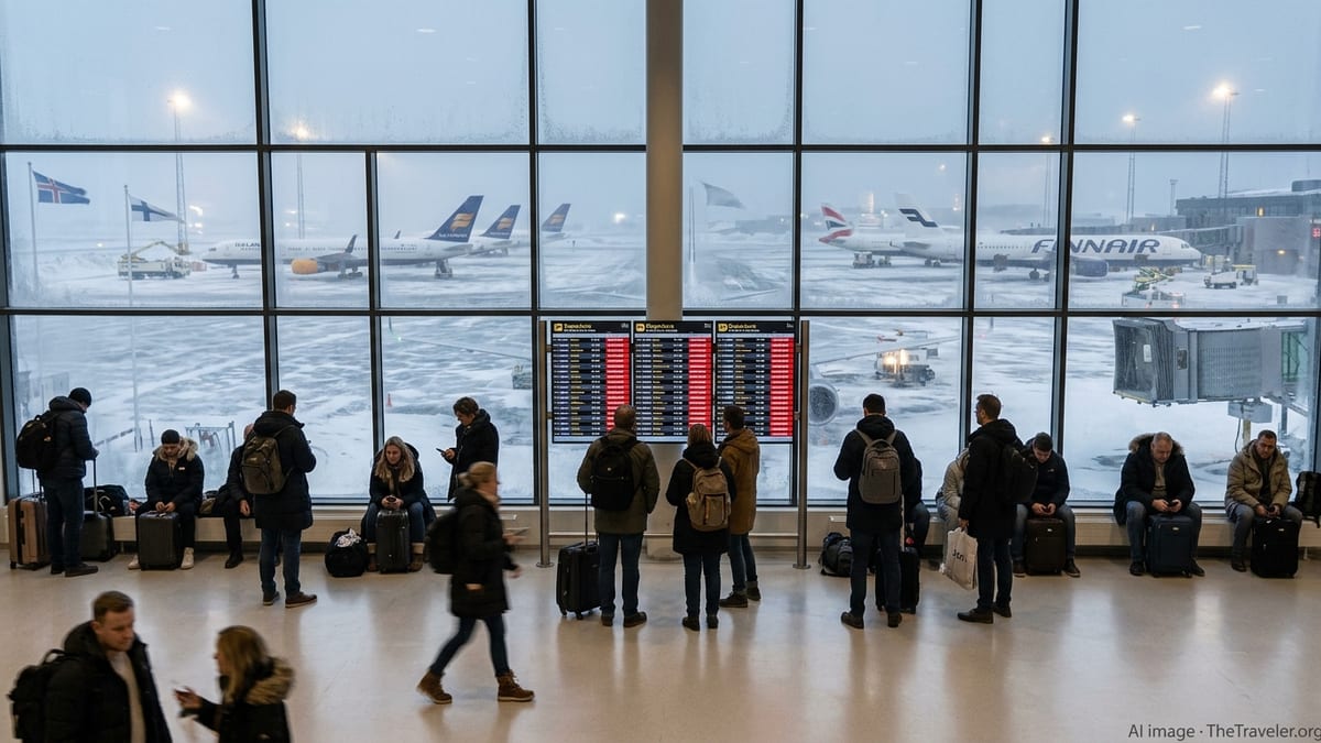 Iceland Flight Chaos: Weather Grounds Dozens of North Atlantic Routes