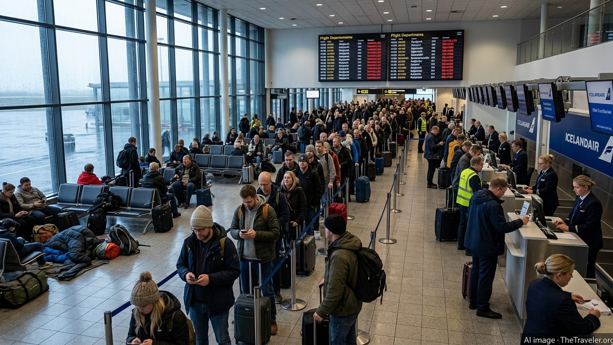 Severe Weather Triggers Mass Flight Cancellations Across Iceland