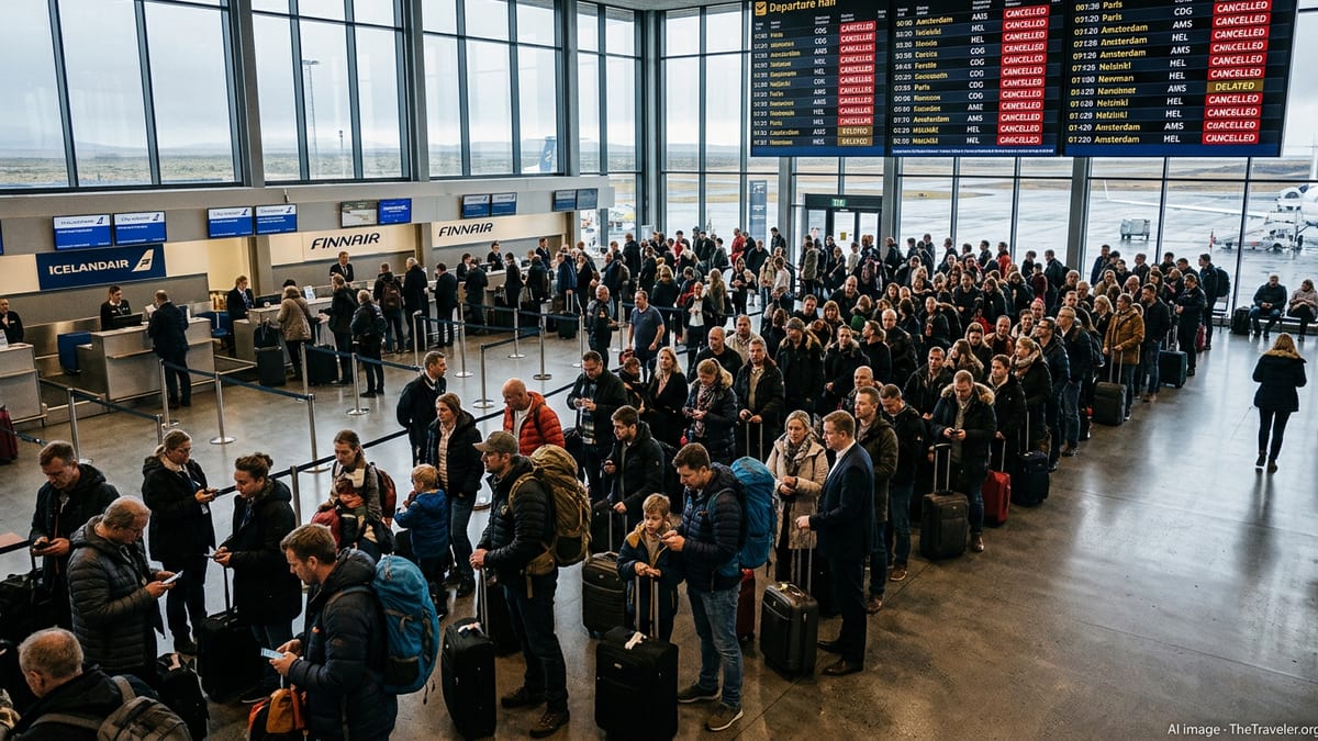 Icelandair, Finnair Cancellations Strand Passengers in Iceland