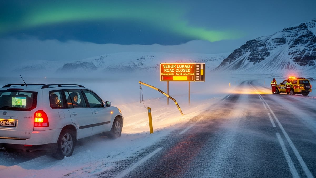 Iceland Issues New Winter Storm Alerts as Tourists Urged to Rethink Travel Plans