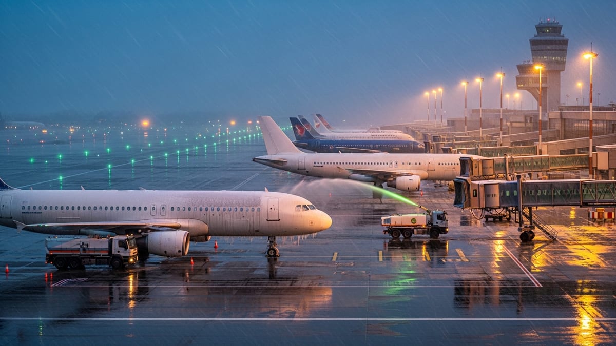 Freezing Rain Shuts Airports and Rail From Vienna to Budapest and Prague