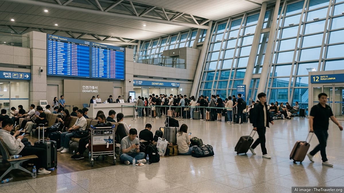 Incheon Flight Disruptions Strand Kuala Lumpur-Bound Travelers