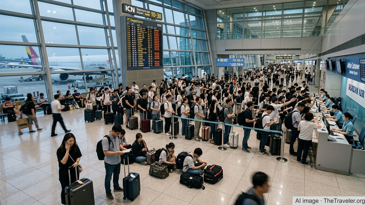Incheon Flight Disruptions Strand Passengers on KL Routes