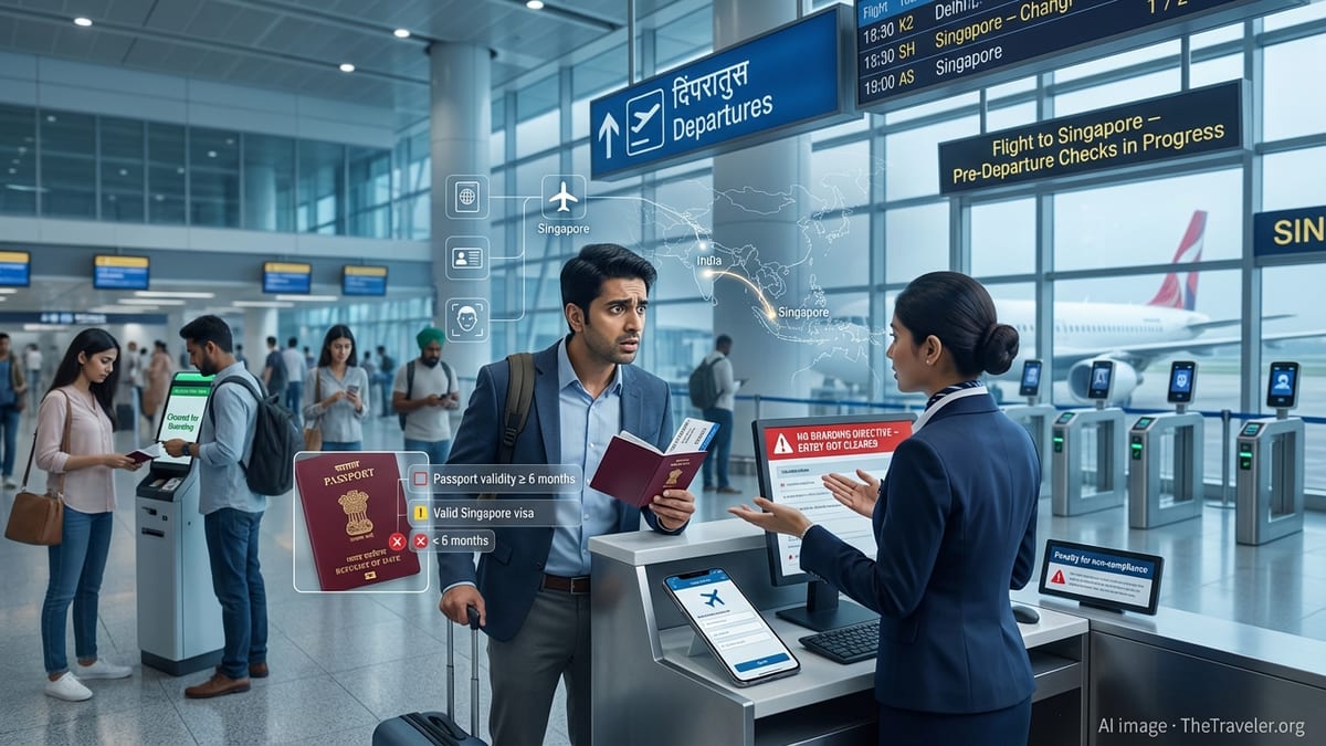 Singapore’s 2026 No-Boarding Rule Raises Stakes for Indian Travellers’ Pre-Flight Documents