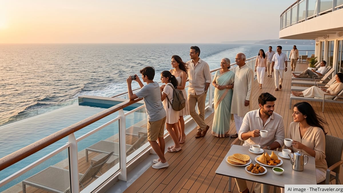 Indians Turn Luxury Cruises Into Floating Desi Neighbourhoods