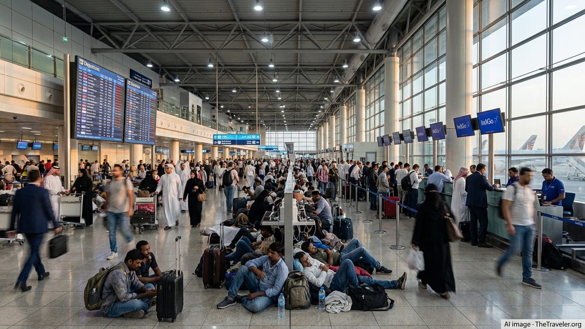 IndiGo Cancellations Strand Thousands Across Gulf Hubs