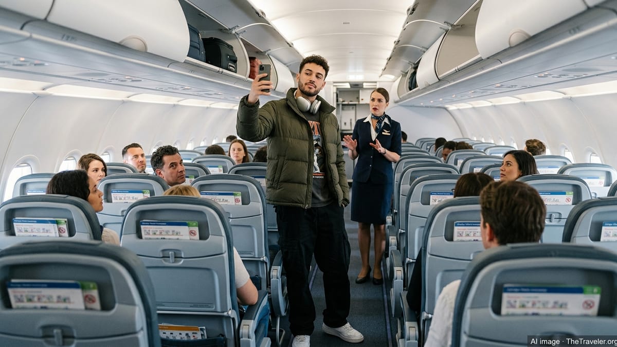 Influencer Sparks Backlash After Defying Airline Rules Onboard