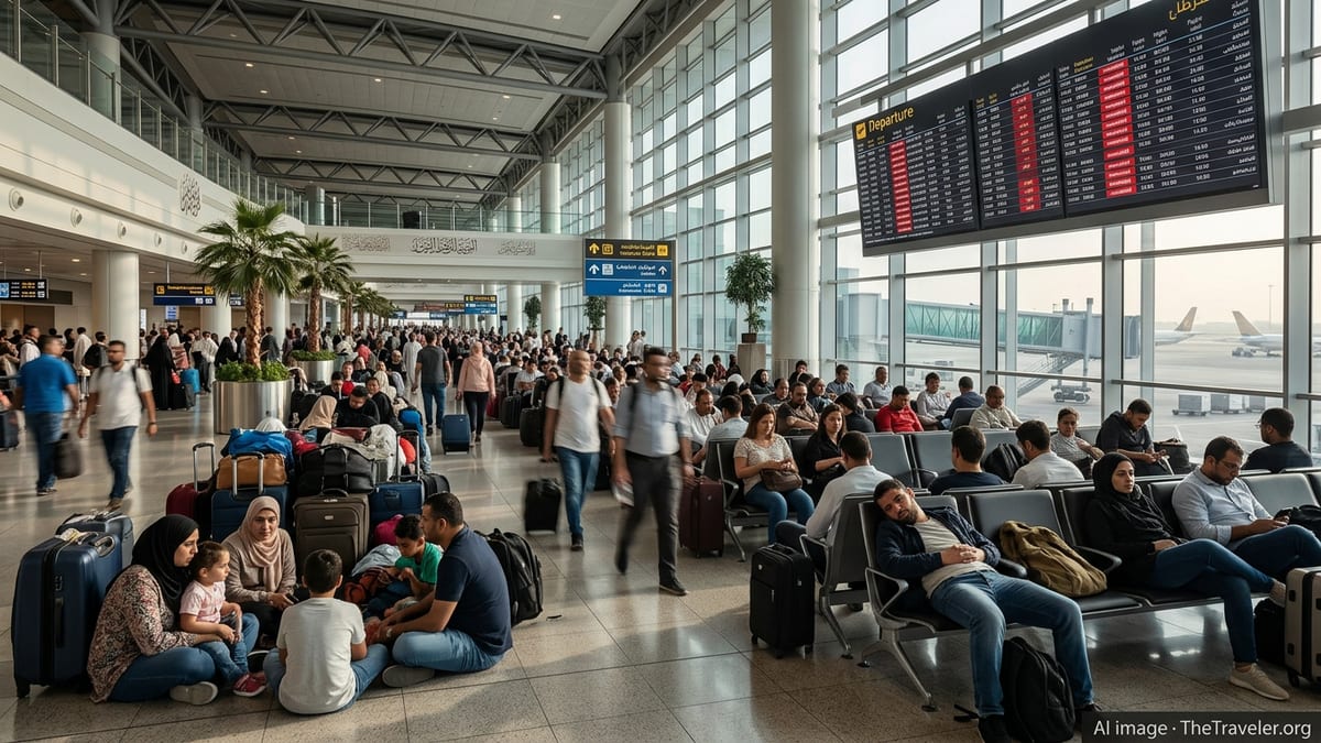 Iran War Grounds Flights, Strands Travellers Across Gulf