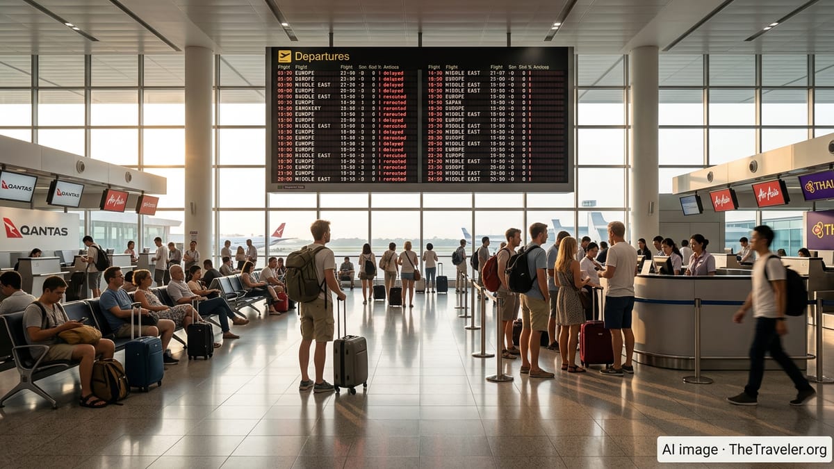 Iran War Sends Airfares Soaring, Shaking Global Tourism