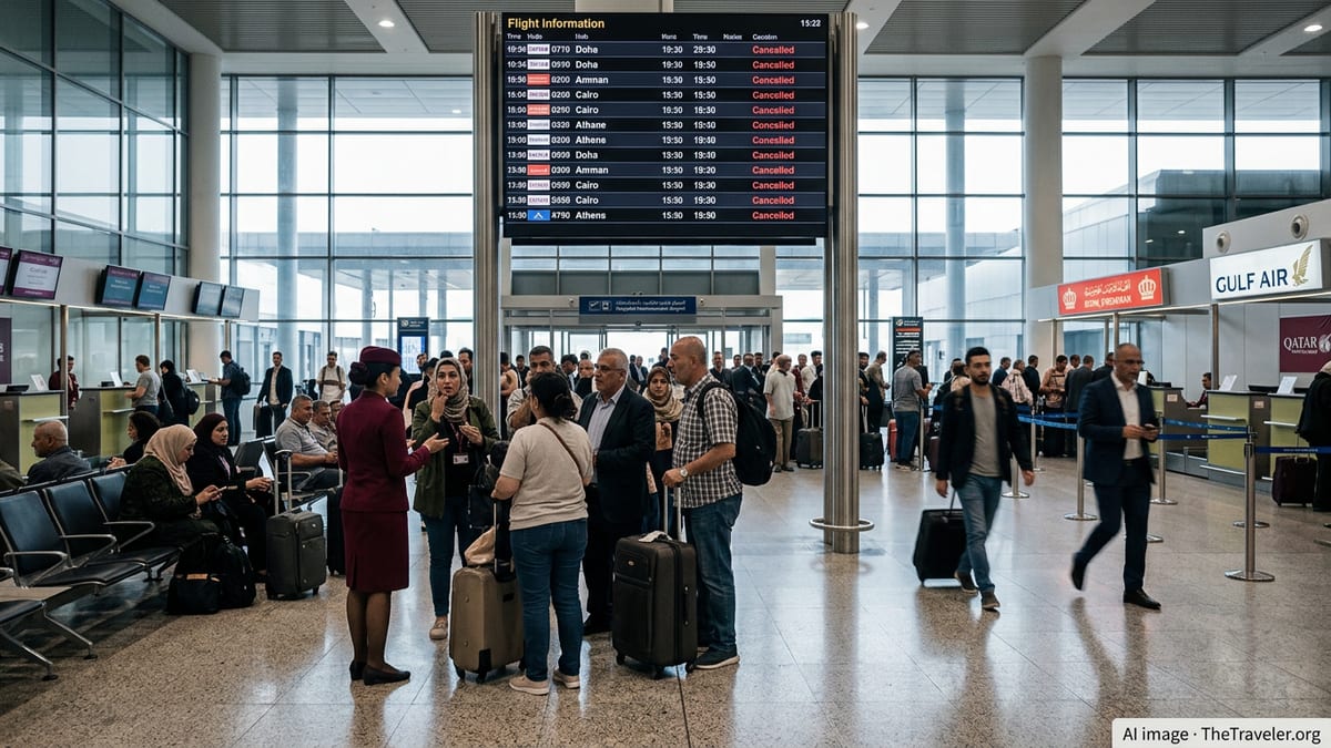 Gulf Carriers Cancel Dozens of Iraq Flights Amid Regional Turmoil