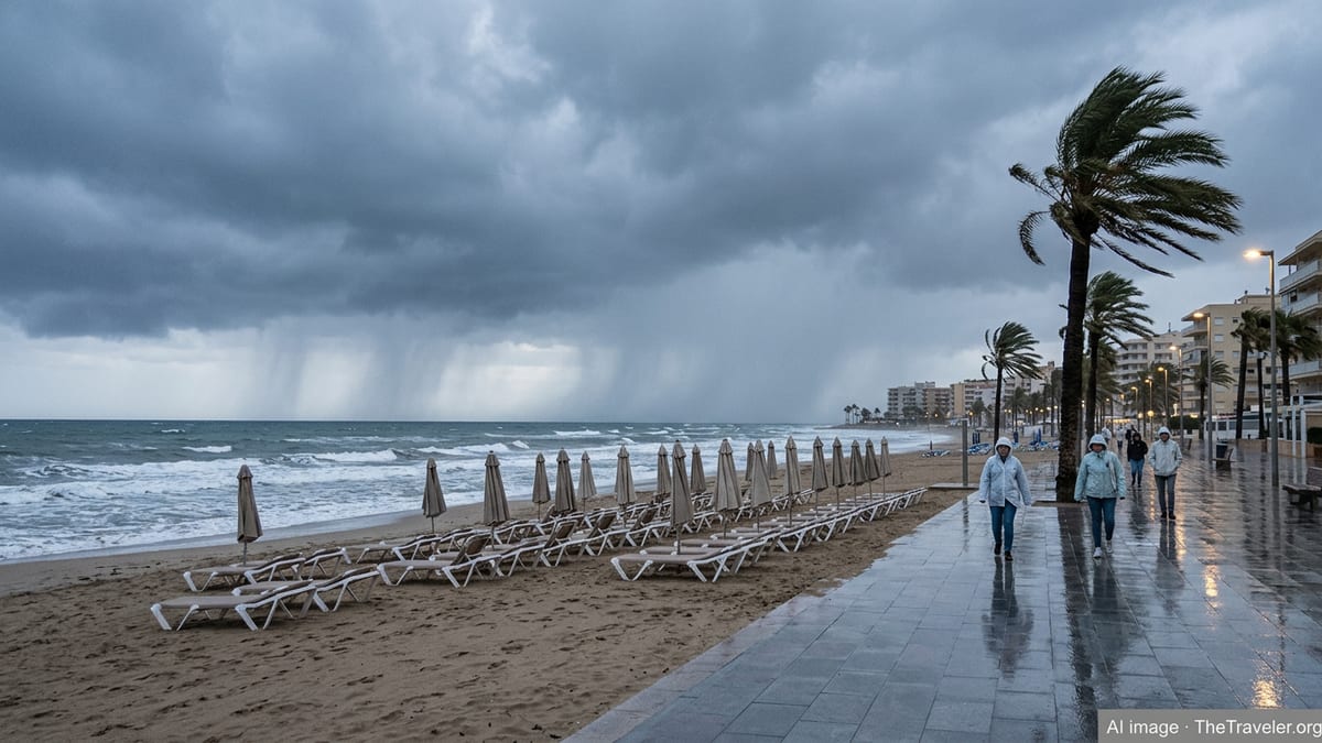 Irish Tourists Warned as Storms Hit Key Spanish Resorts