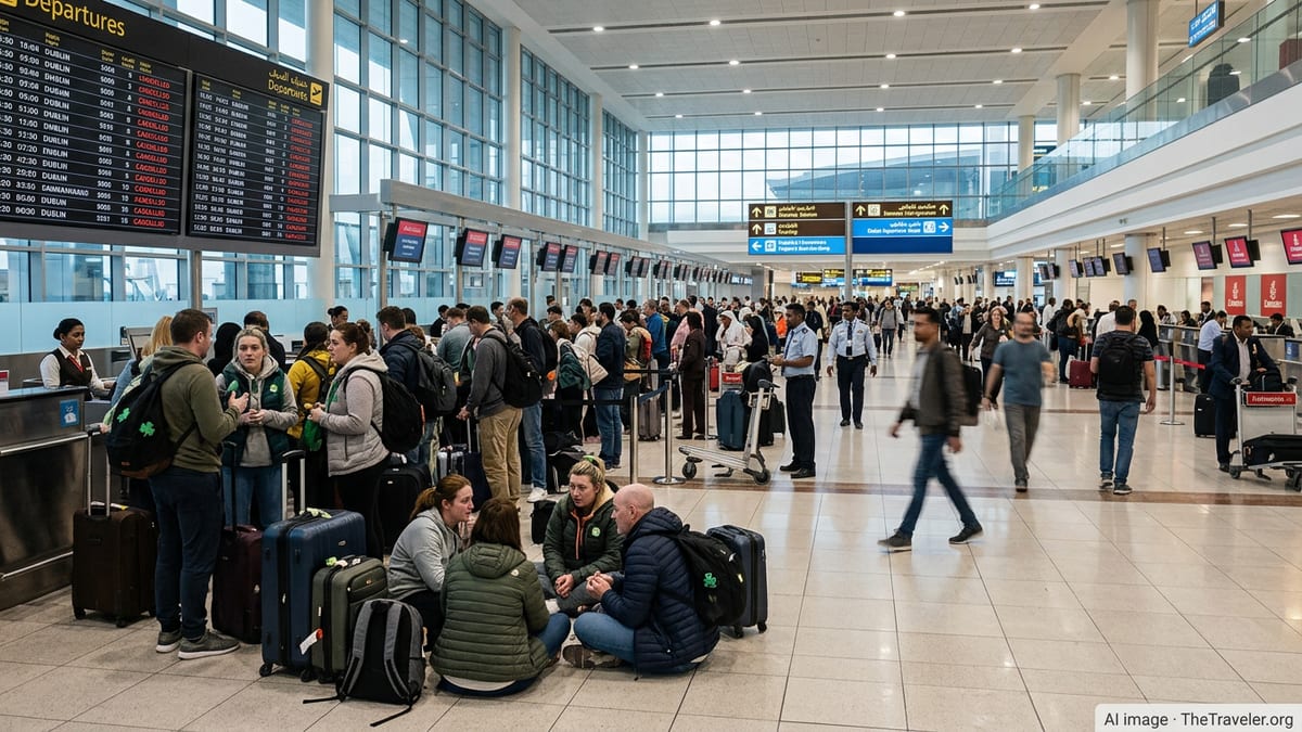 Irish Tourists Stranded as Dublin–Dubai Flights Halt Amid Middle East Crisis