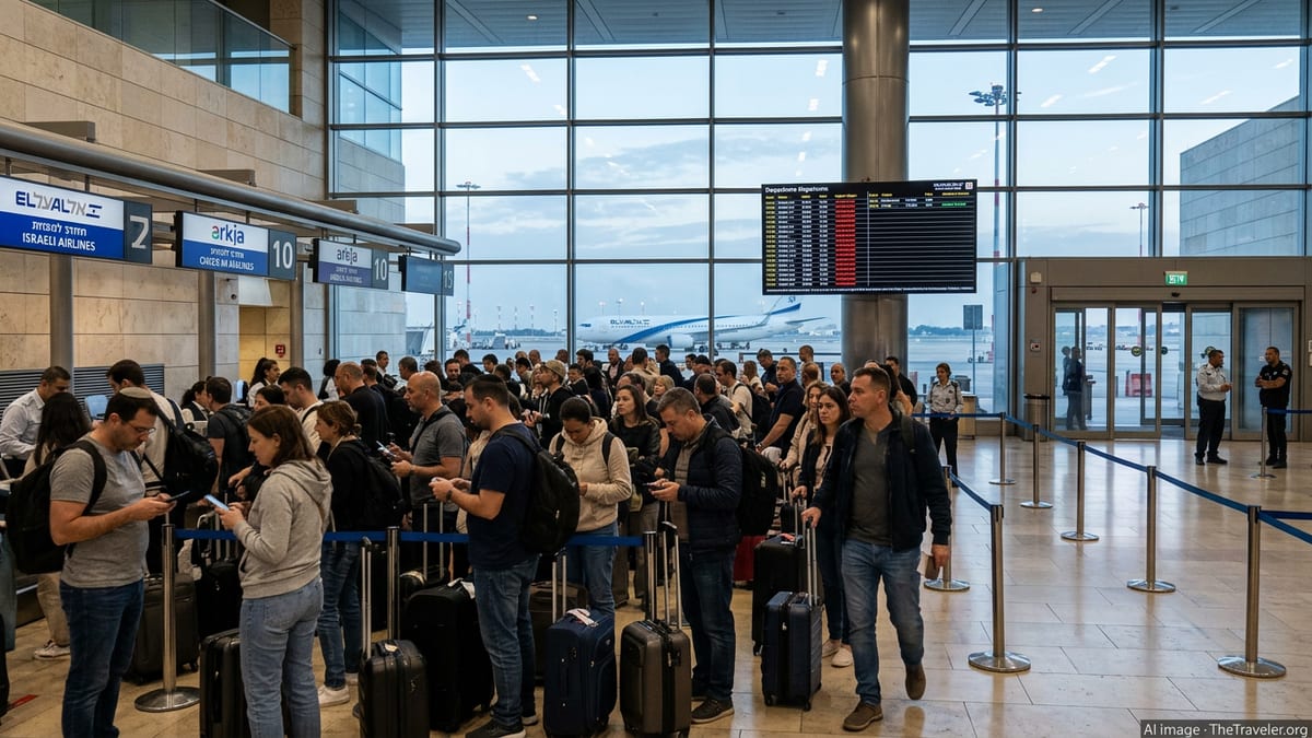 Israeli Airlines Open Exit Routes for Tourists Amid Iran War