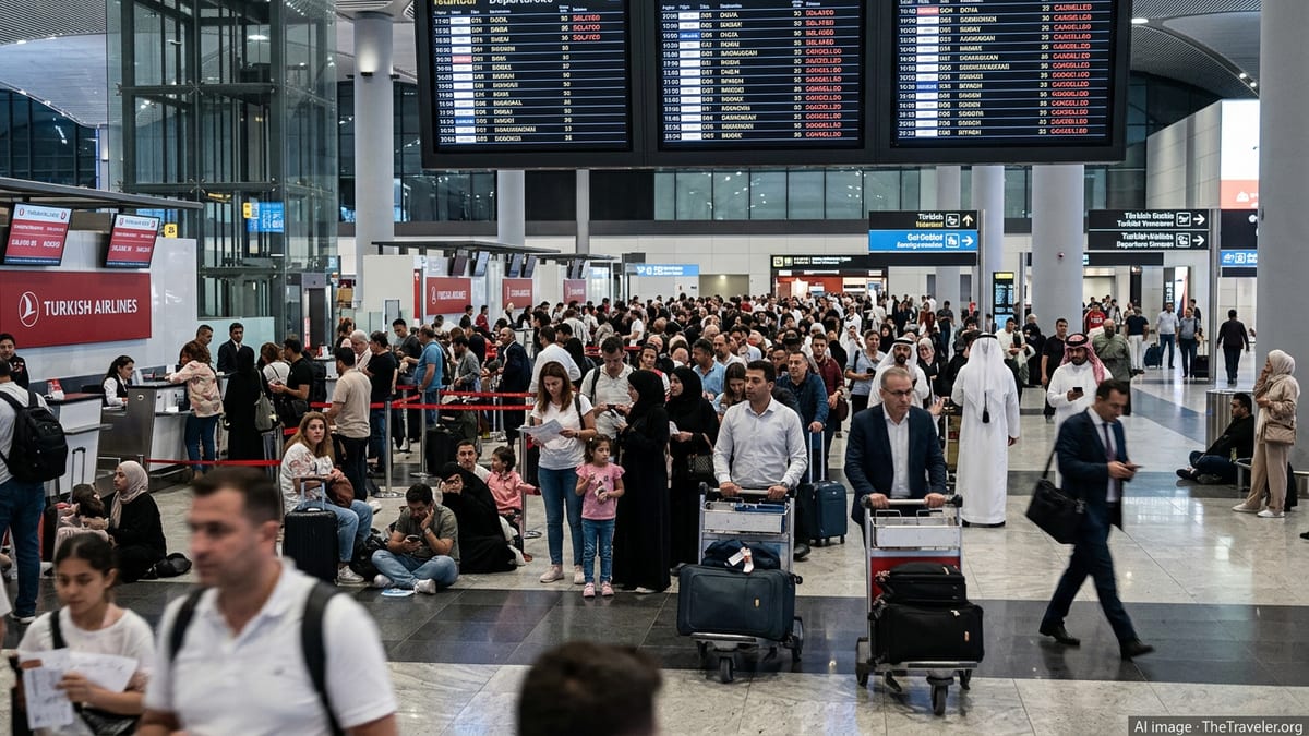 Chaos at Istanbul Airport as Middle East Flight Disruptions Grow