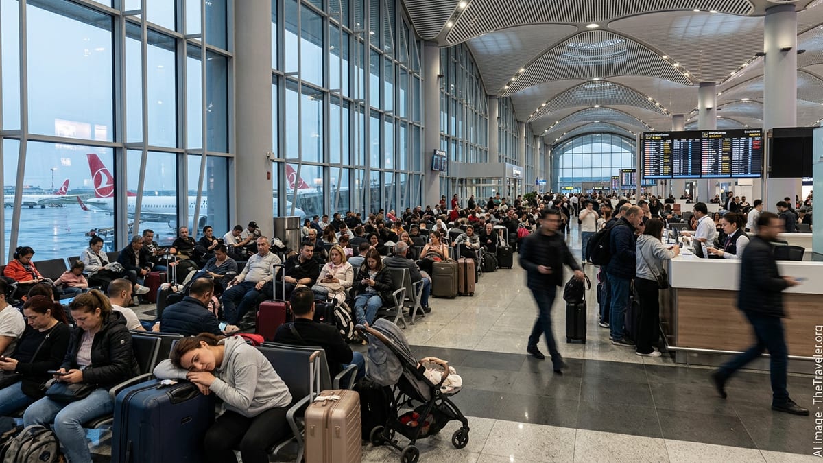 Istanbul Flight Chaos Strands Hundreds Amid Gulf Airspace Crisis