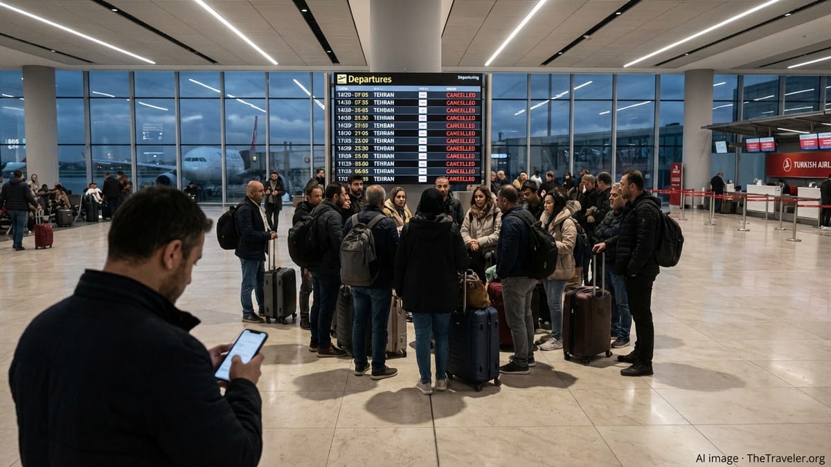 Check Your Tehran Flight Before Heading to Istanbul