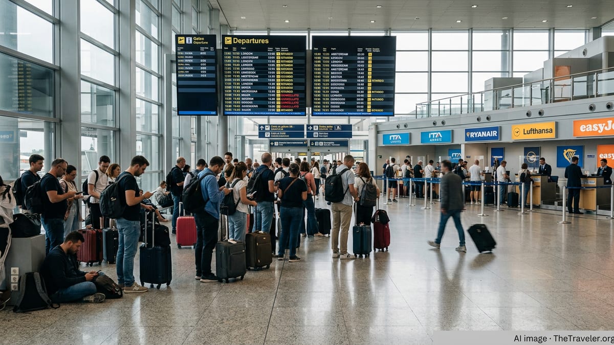 Italy Travel Chaos as Major Airlines Log 172 Delays, 15 Cuts