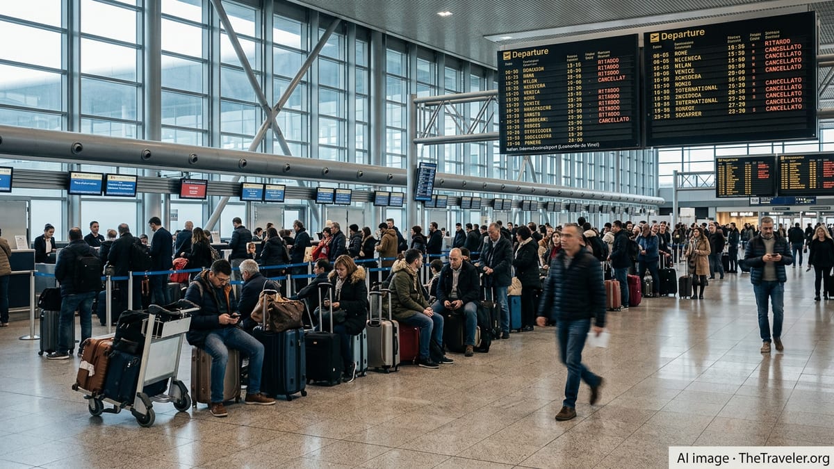 Italian Airports Hit by Wave of Delays and Cancellations
