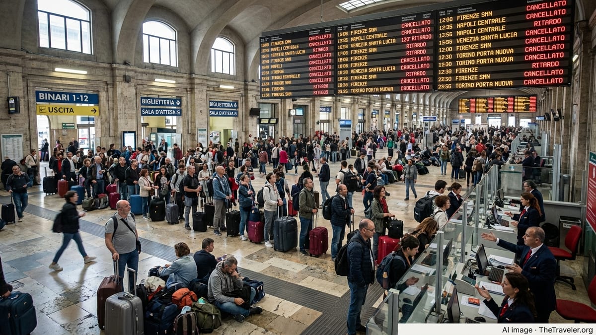 Nationwide Rail Strikes Leave Thousands Stranded in Italy