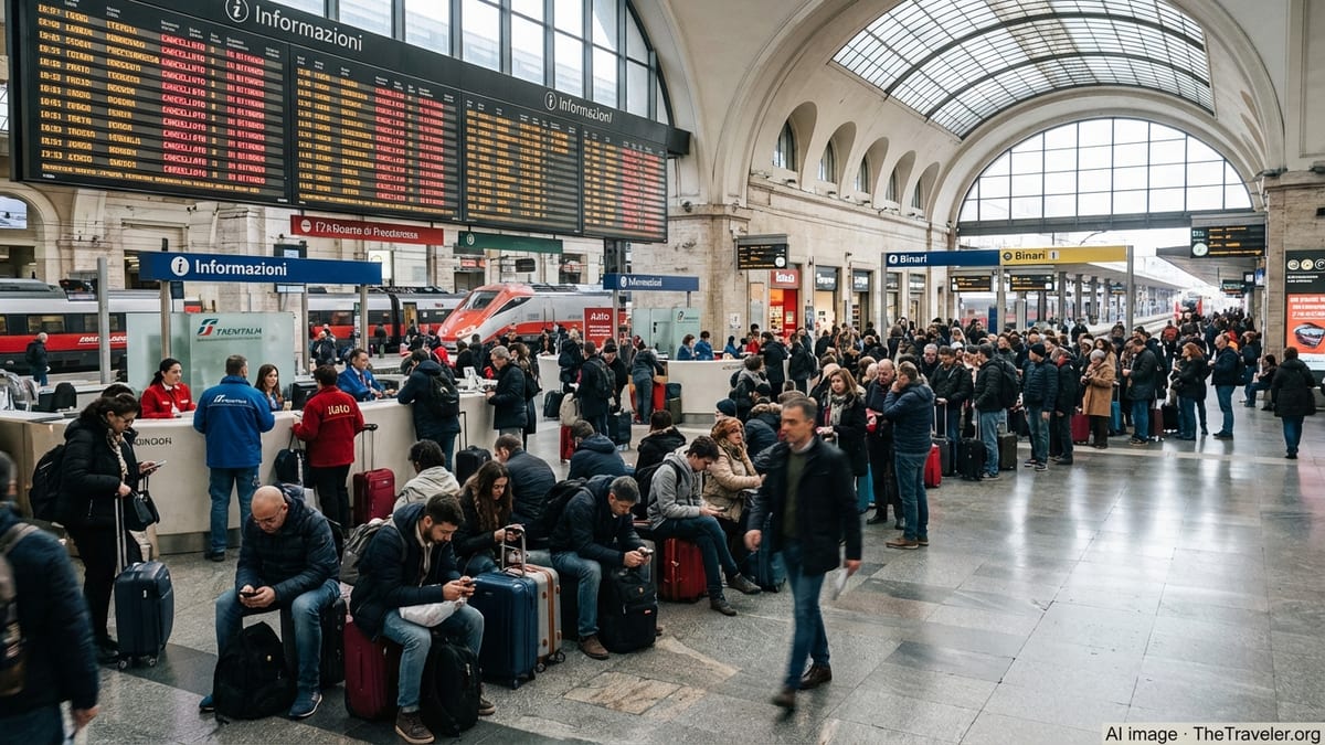 Italy Rail Strike Leaves Thousands Stranded in Major Cities