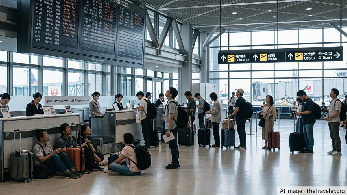 Major Cancellations Disrupt Flights Across Key Japan Hubs