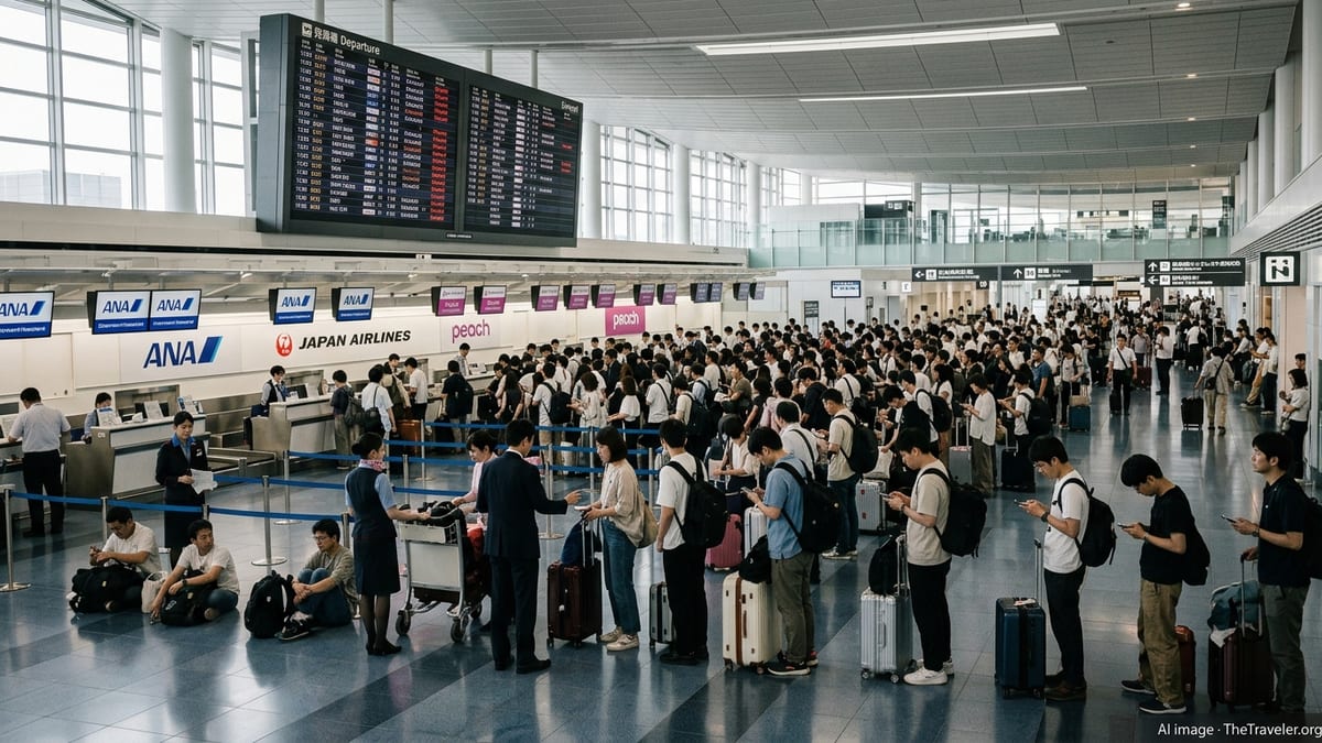 Flight Disruptions Snarl Air Travel Across Japan